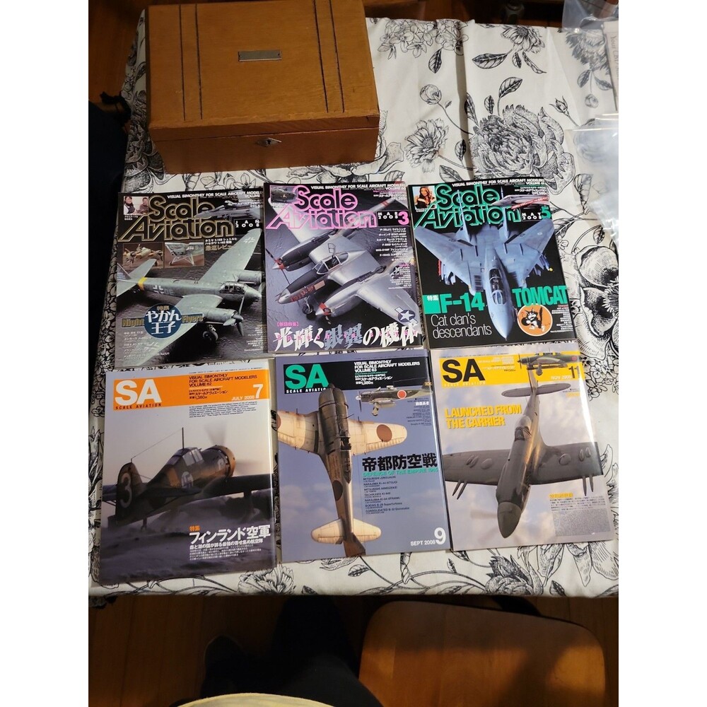 Scale Aviation 2008 Lot Complete Magazine Japanese Japan Model Aircraft